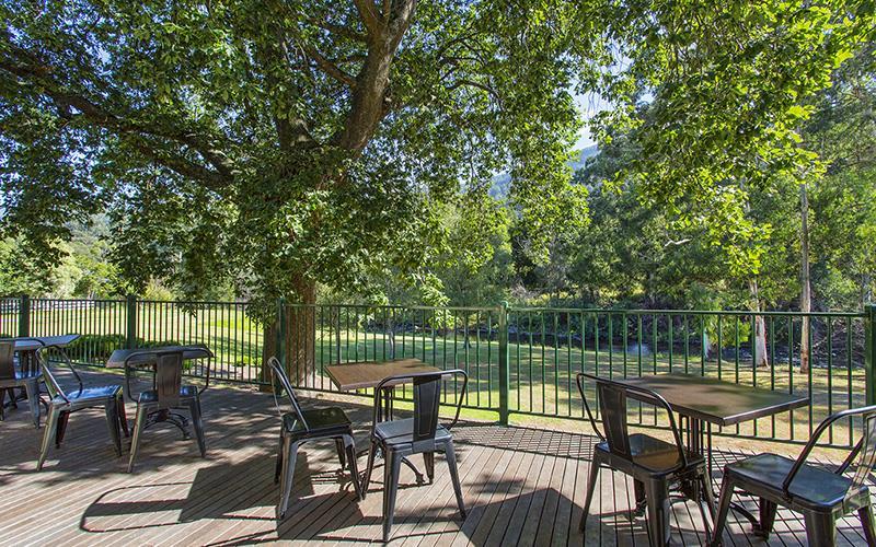 Отель Oscar'S On The Yarra Уорбертон Ресторан фото